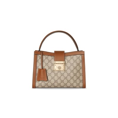 GUCCI PADLOCK FABRIC MEDIUM SHOULDER BAG ‎838992FAD6L9758 (25.5*17.5*10cm)